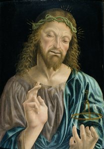 救世主キリスト・ムンディ、1490〜94年頃（パネル上のテンペラ）
